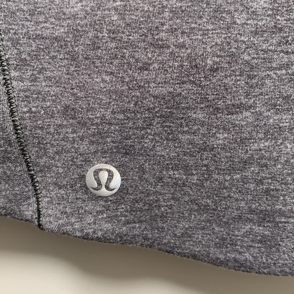 Lululemon Hill and Valley Mock Neck Long Sleeve Sweatshirt in Grey Size 6 - Picture 9 of 10